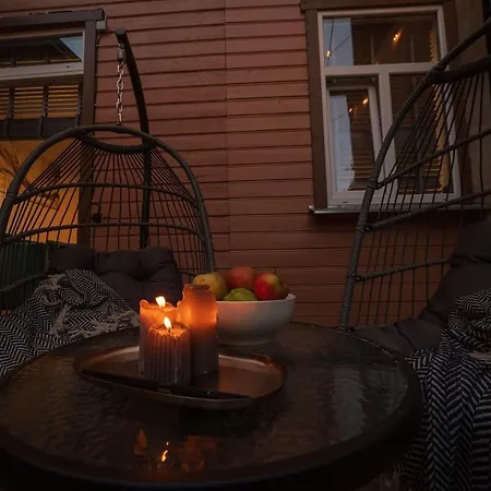 Cozy Terrace & Free Parking In The Heart Of * 里加